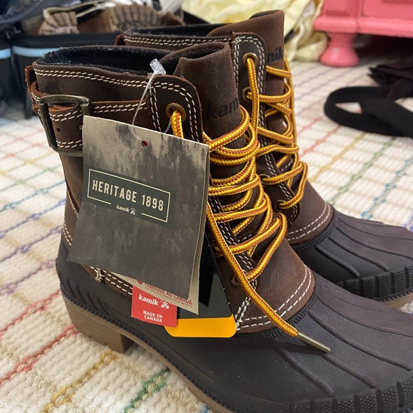 KAMIK WOMEN’s EVELYN THINSULATE WINTER BOOT: size 6 - Picture 3 of 6